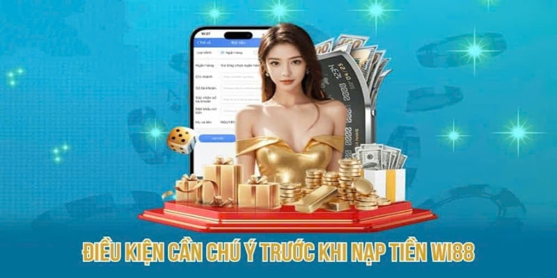 Thành viên cần đảm bảo đủ điều kiện để nạp tiền WI88 thành công